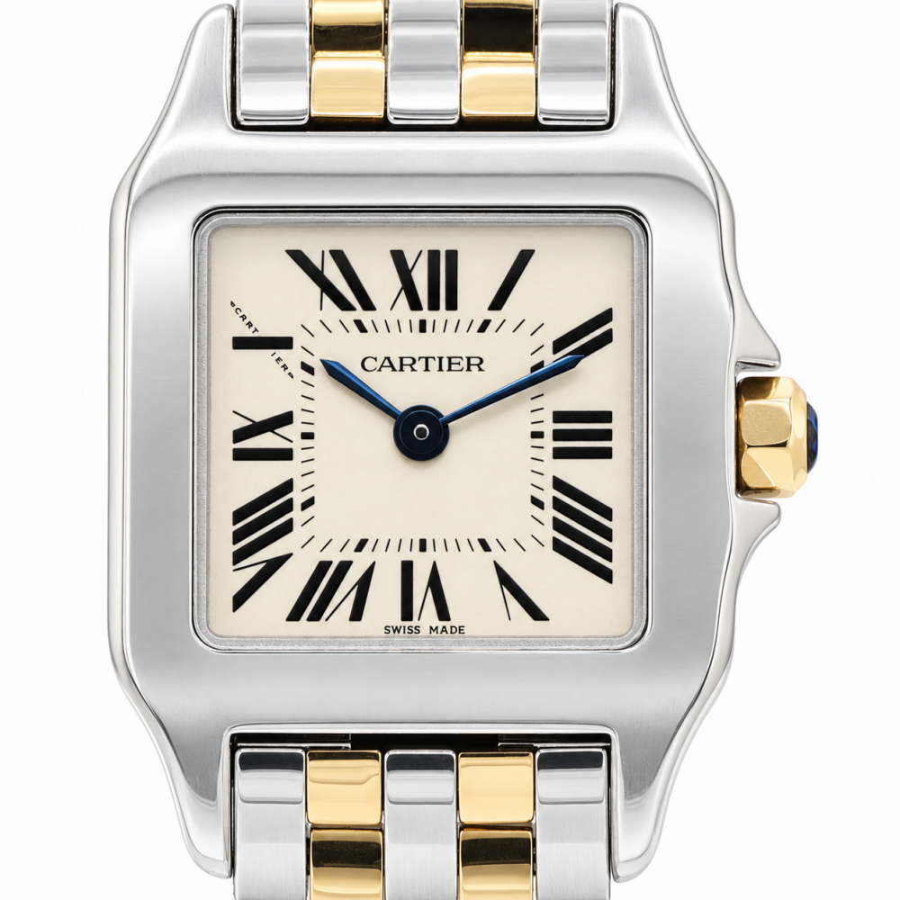 Santos de Cartier Demoiselle 20MM W25066Z6 18K/ Steel Watch